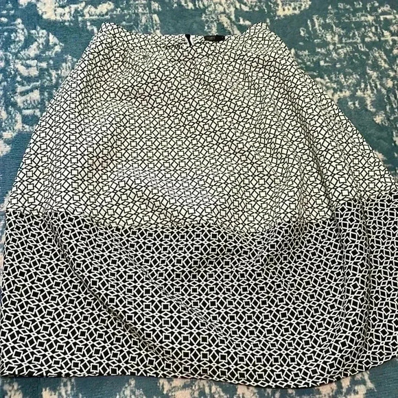 Top shop geometric op art full midi skirt eight - Picture 1 of 5